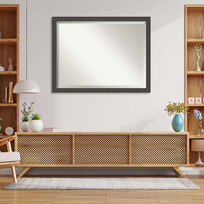 Blaine Narrow Beveled Framed Wall Mirror