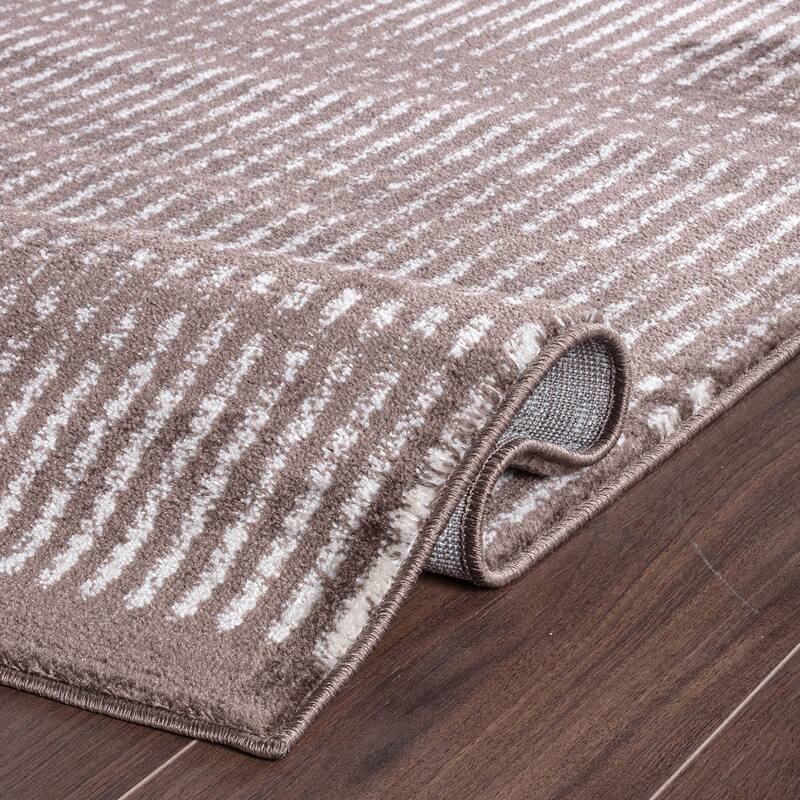 Contemporary Minimalistic Stripe LInes Area Rug