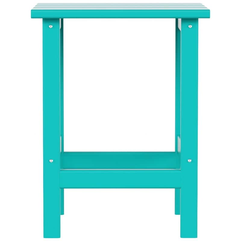 Polytrends Laguna All Weather Poly Outdoor Side Table - Square