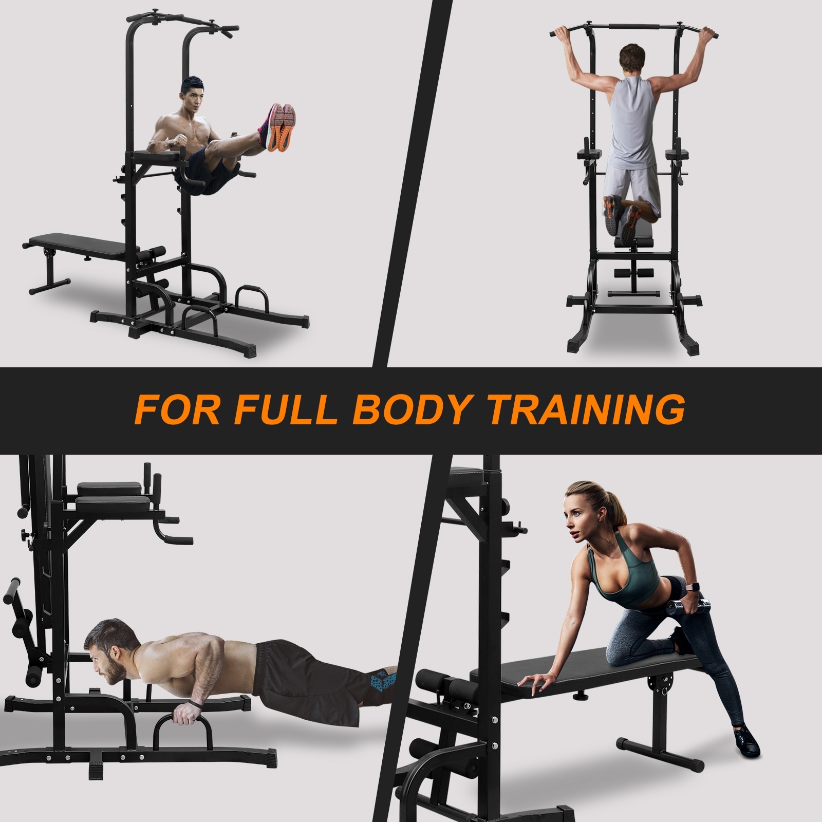 Power Tower Pull ups Push ups Adjustable Multifunctional Home Gym Bed Bath Beyond 37093065
