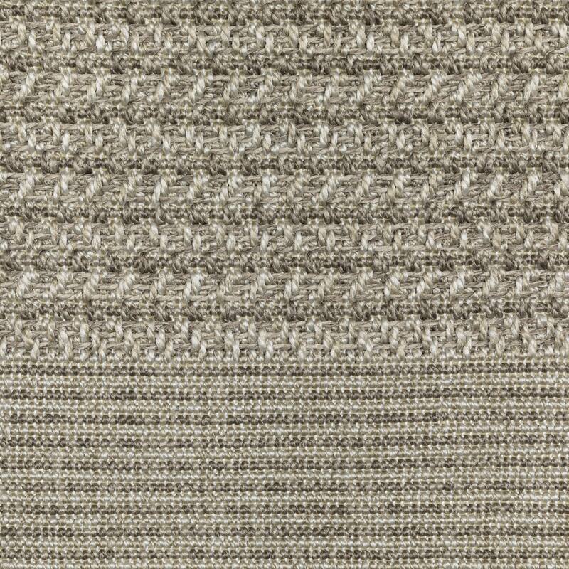 Style Haven Calayan Woven Border Grey Ultimate Performance Area Rug~