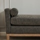 preview thumbnail 21 of 42, 66.34"W Elegant Upholstered Bench, Daybed, Ottoman with Wood Legs & 2 Bolster Pillows for End of Bed, Bedroom, Living Room