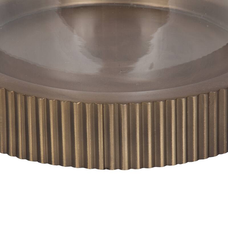 Kate and Laurel Rooks Metal Candle Holder - 10x10x11