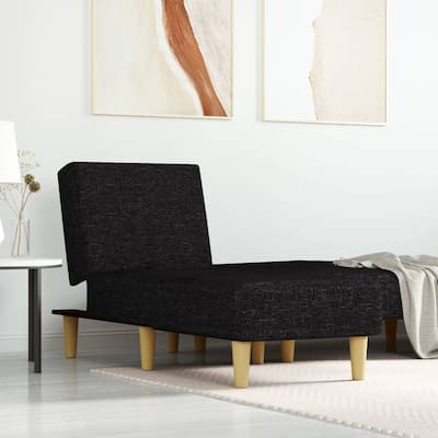 vidaXL Chaise Longue Fabric - 21.7" x 55.1" x 27.6"