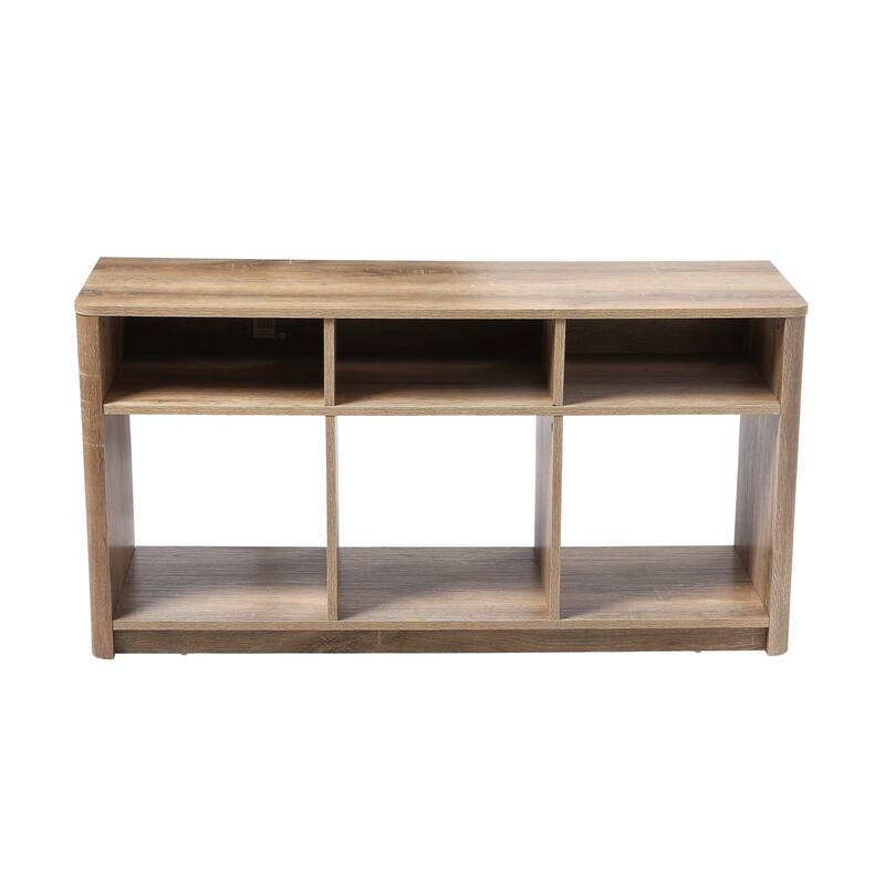 Radius Wood TV Stand with Storage