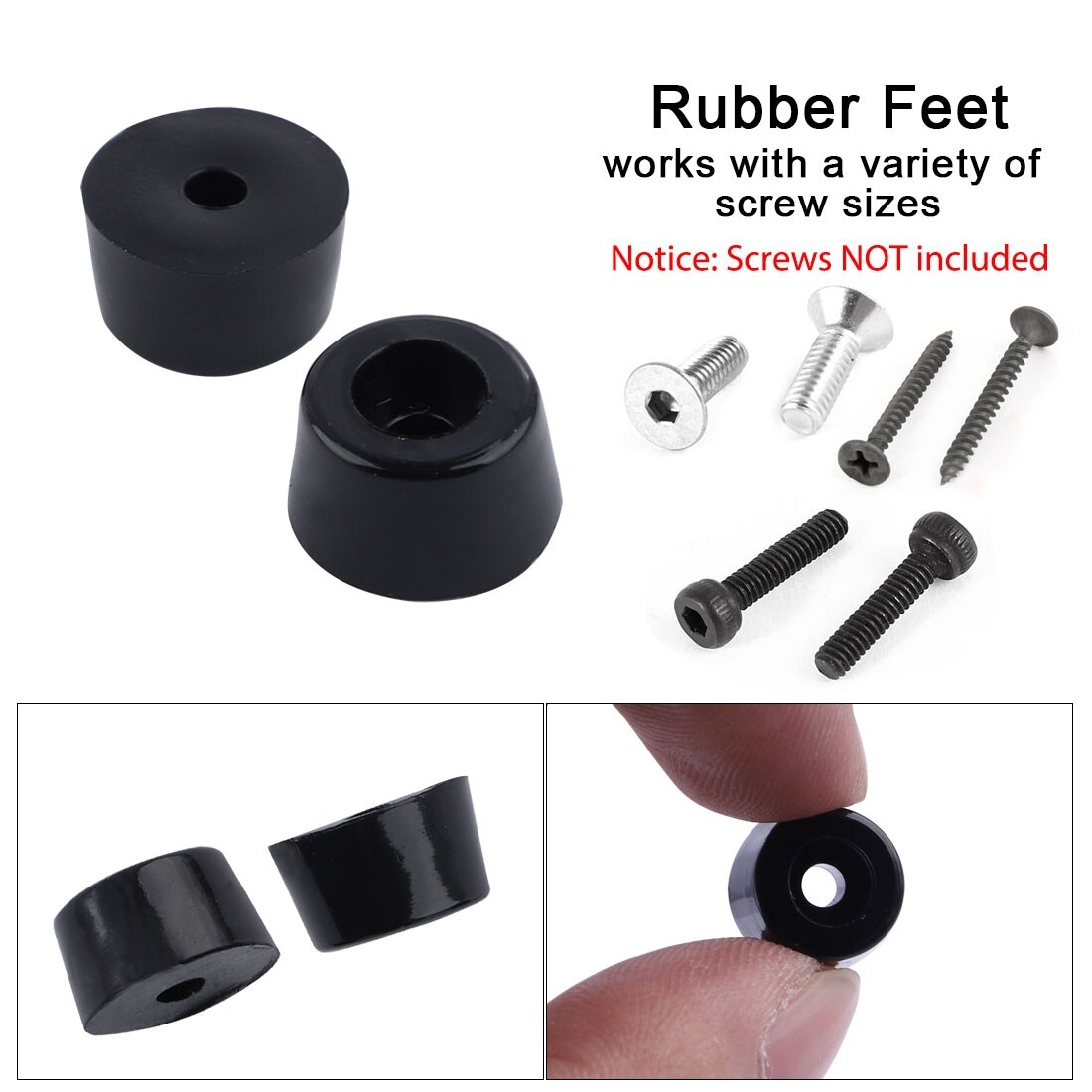 Shop Rubber Feet Bumper Printer Cutting Board Speaker Cabinet Leg