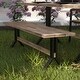 preview thumbnail 1 of 5, SEI Furniture Shenley Weather-Resistant Contemporary Natural Wood Bench
