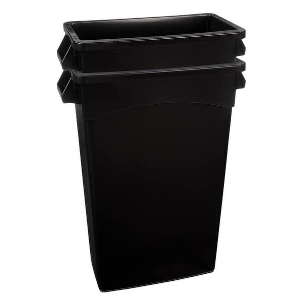 23 Gallons Rectangular Commercial Slim Trash Can Bed Bath & Beyond 39970684