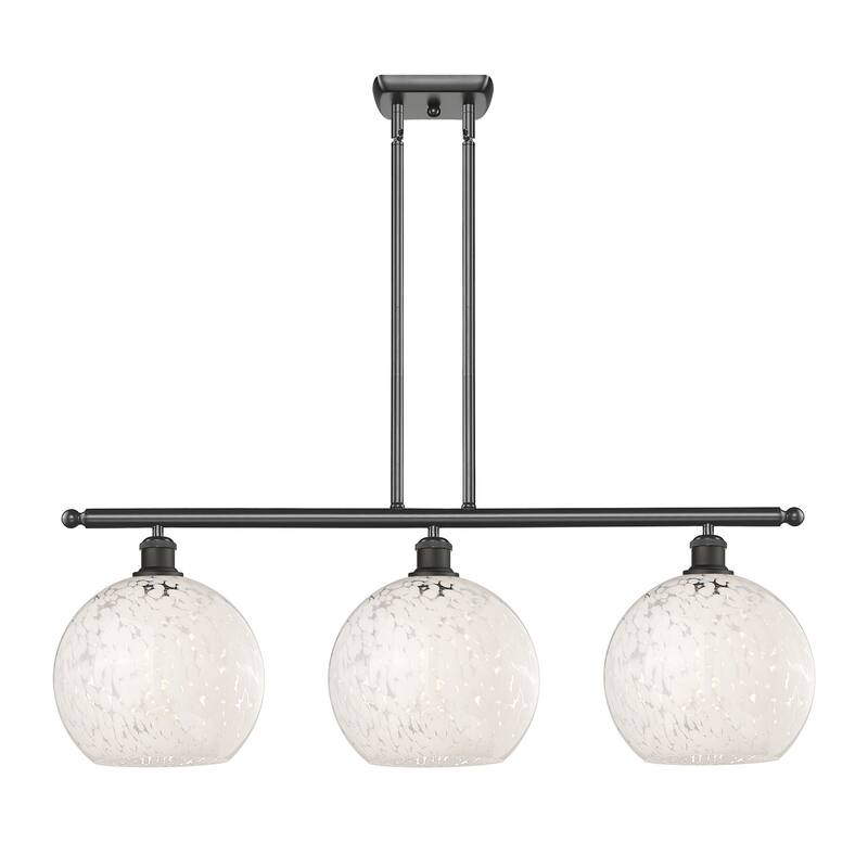 Innovations Lighting 516-3I-13-37-White Mouchette-Indoor Pendant White