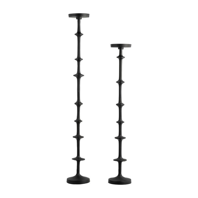 Sagebrook Home Abacus Floor Pillar Candleholder - 5" x 5" x 36"