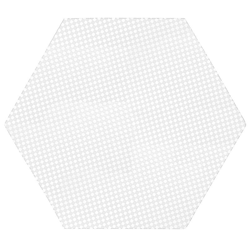 Dream on Me Hexagon firm mattress pad - Adjustable Firmness - White - Specialty
