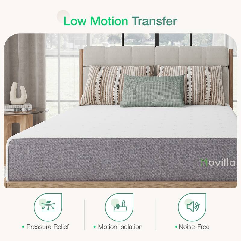 Novilla 12-inch Cool Gel-Infused Memory Foam Mattress