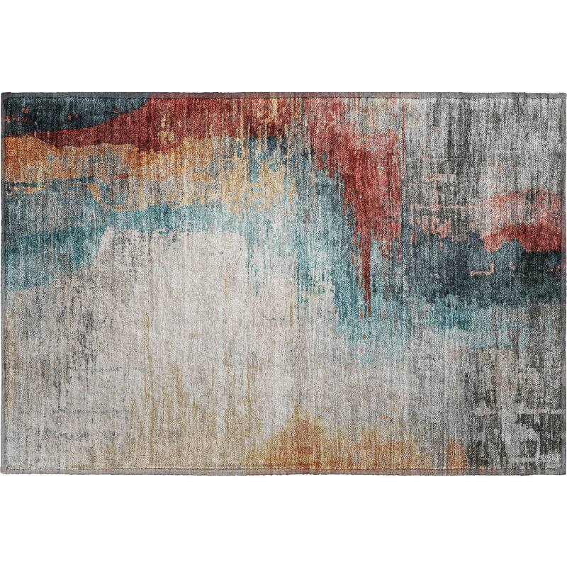 Premium Washable Super Soft Abstract Soid Mayfield Rug