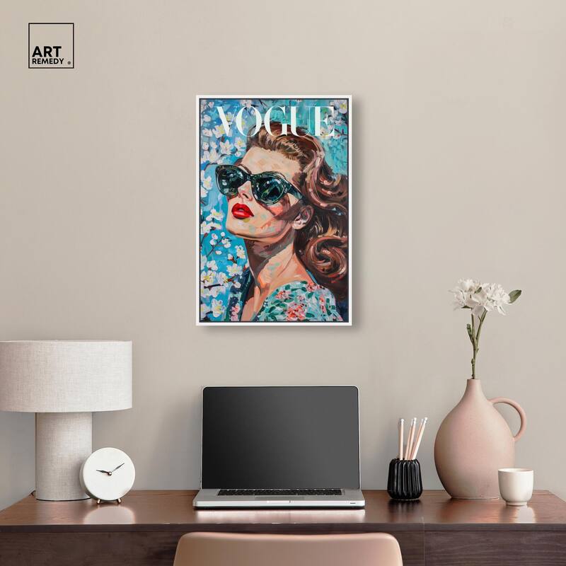 Autumn Blossom Icon Canvas by Art Remedy