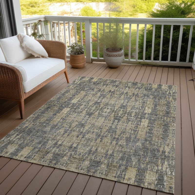 Machine Washable Indoor/ Outdoor Chantille Moroccan Boho Rug