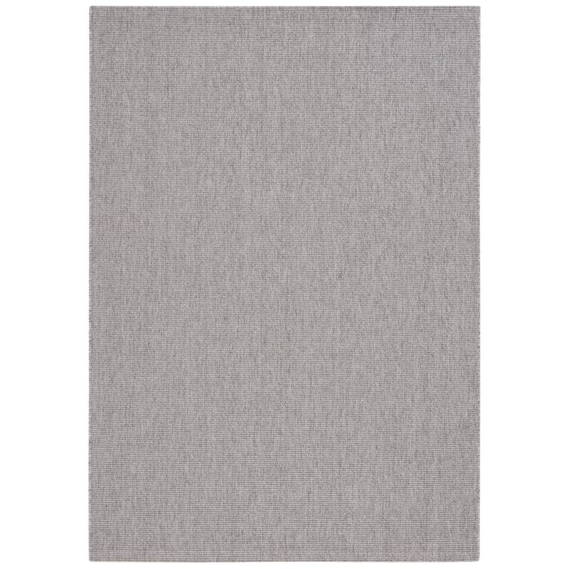 SAFAVIEH Sisal All-Weather Ajrie Indoor/Outdoor Waterproof Patio Backyard Rug - 4' x 6' - Grey