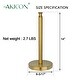 preview thumbnail 16 of 16, Paper Towel Holder Roll Dispenser Stand for Kitchen Countertop & Dining Room Table Modern Style