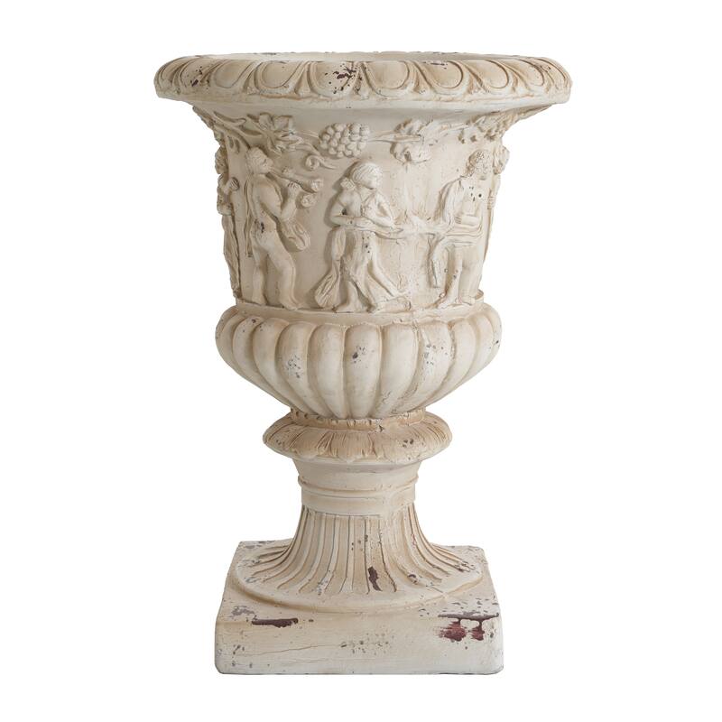 Christopher Knight Home - Eldric MGO Garden Urn with Drainage Hole