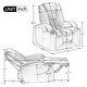 preview thumbnail 20 of 38, Power Motion Recliner with USB Charge Port and Cup Holder -PU Lounge chair for Living Room
