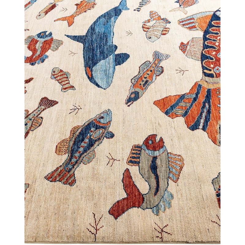 Serapi, One-of-a-Kind Hand-Knotted Area Rug - 6' 1" x 9' 5"