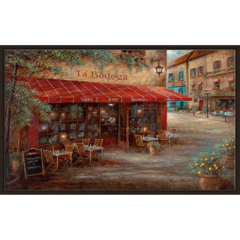 "La Bodega" by Ruane Manning Print on Floating Canvas