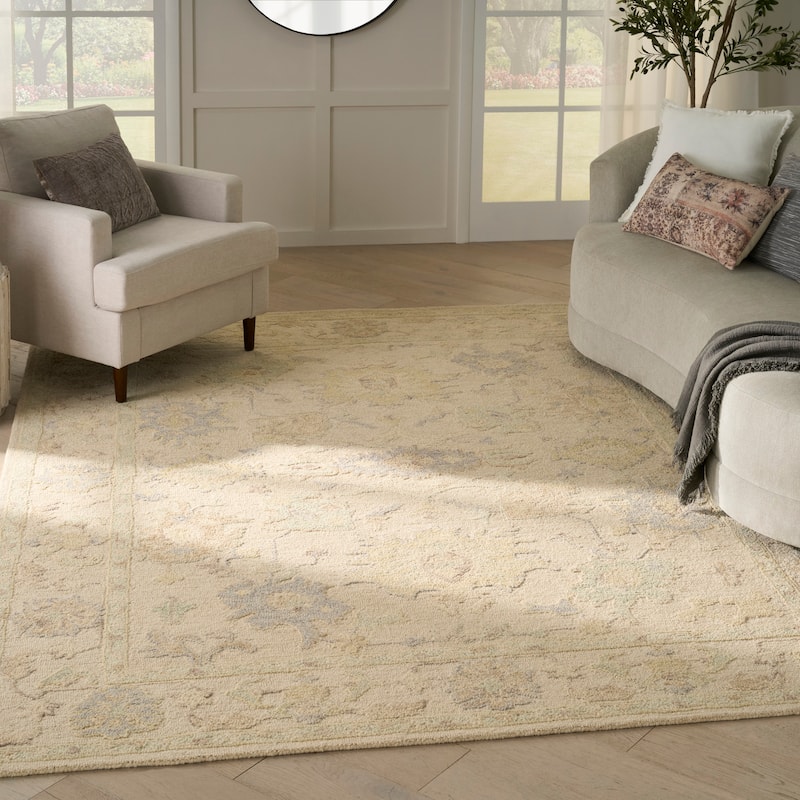 Nourison Maison Indoor only Cream / Ivory Persian Area Rug