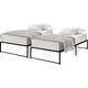 preview thumbnail 13 of 38, VECELO 14 Inch Twin Size Metal Platform Bed Frame,Kids Bed Set of 2, Bed Frame Set of 2
