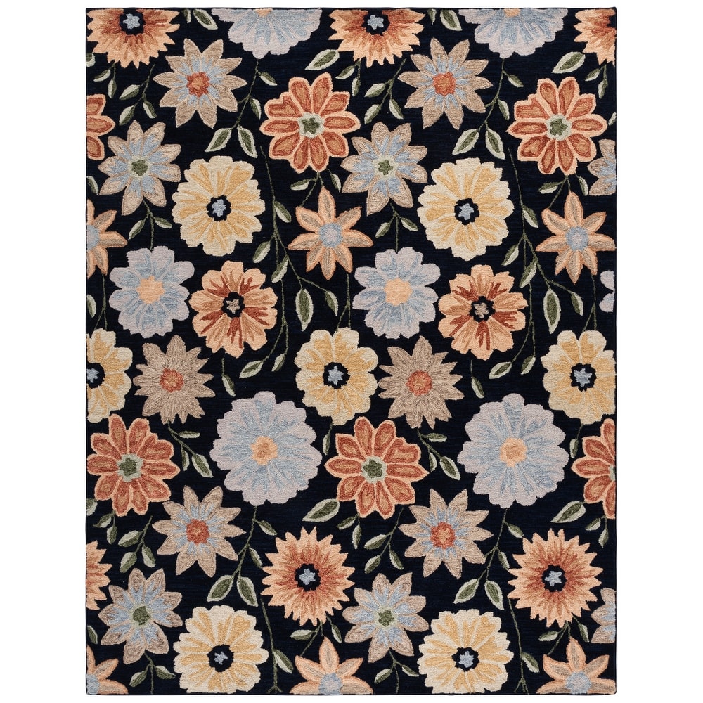 SAFAVIEH Handmade Jardin Sachika Floral Wool Rug