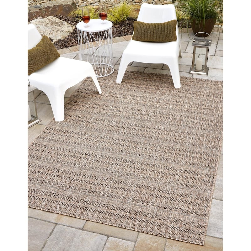 Outdoor Laaset Collection Area Rug - Natural - 9'x12'