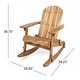 preview thumbnail 5 of 13, Malibu Outdoor Rocking Chairs (Set of 2) by Christopher Knight Home