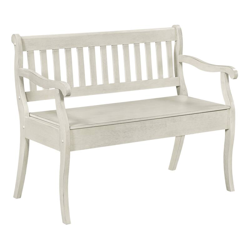 Wakefield Storage Bench - White