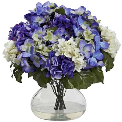 Large Vase Arrangement - Home Decor Flowers Vase Filler - Office Decor Centerpiece - Tabletop Vase - 14.5