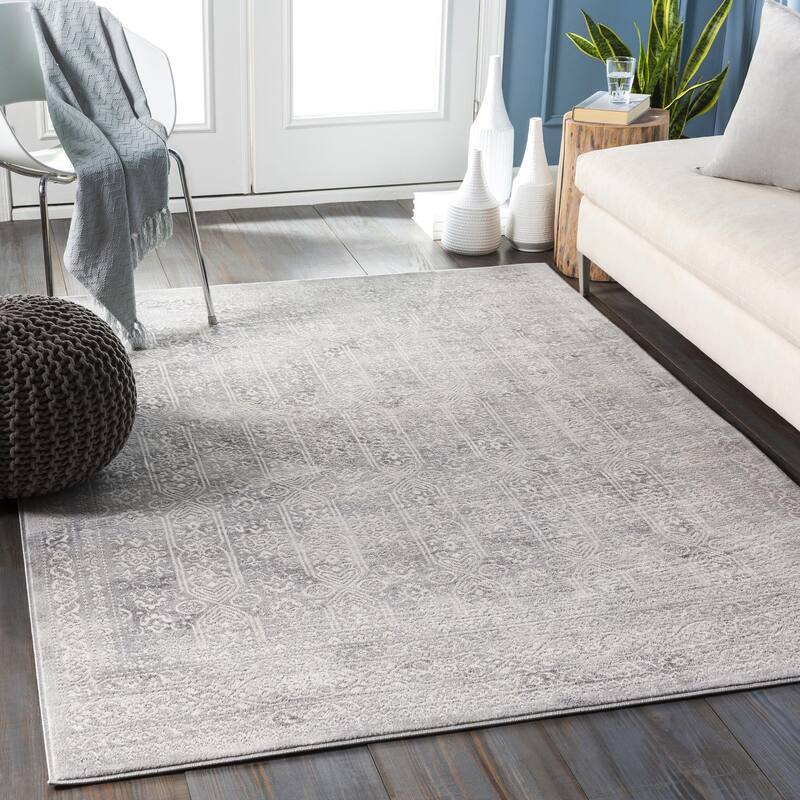 Livabliss Roma Vintage Traditional Area Rug - Grey - 7' 10" x 10'