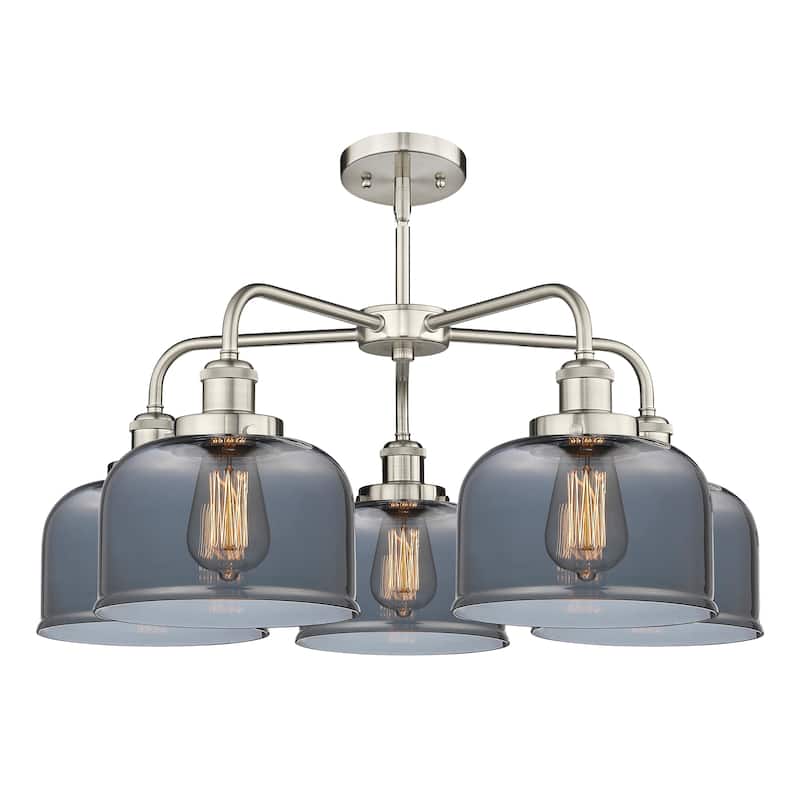 Innovations Lighting Bell - 5 Light 26" Stem Hung Chandelier
