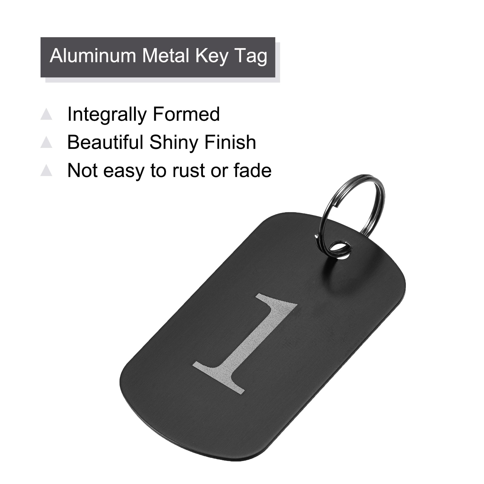 Aluminum key tags on sale