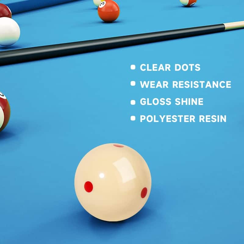 GSE™ 2-1/4"" Regulation Size Billiard Pool Cue Balls. Pro-Cup Practice/Training Cue Balls