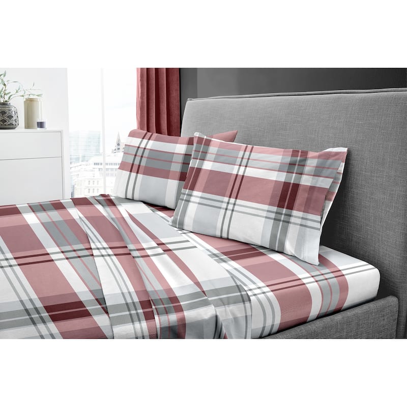 Dormisette Luxury German Flannel 6-Ounce Cotton Bed Sheet Set