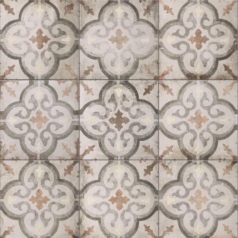Merola Tile D'Anticatto Decor Palazzo 8-3/4" x 8-3/4" Porcelain Floor and Wall Tile