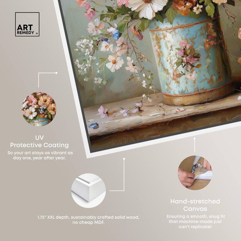 Verse in Violets Canvas by Art Remedy