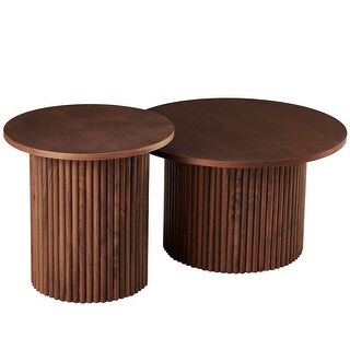Set of 2 Round Coffee Tables - Bed Bath & Beyond - 42380607