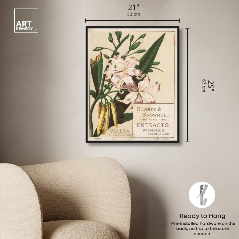 Vanilla Planifolia Canvas by Art Remedy