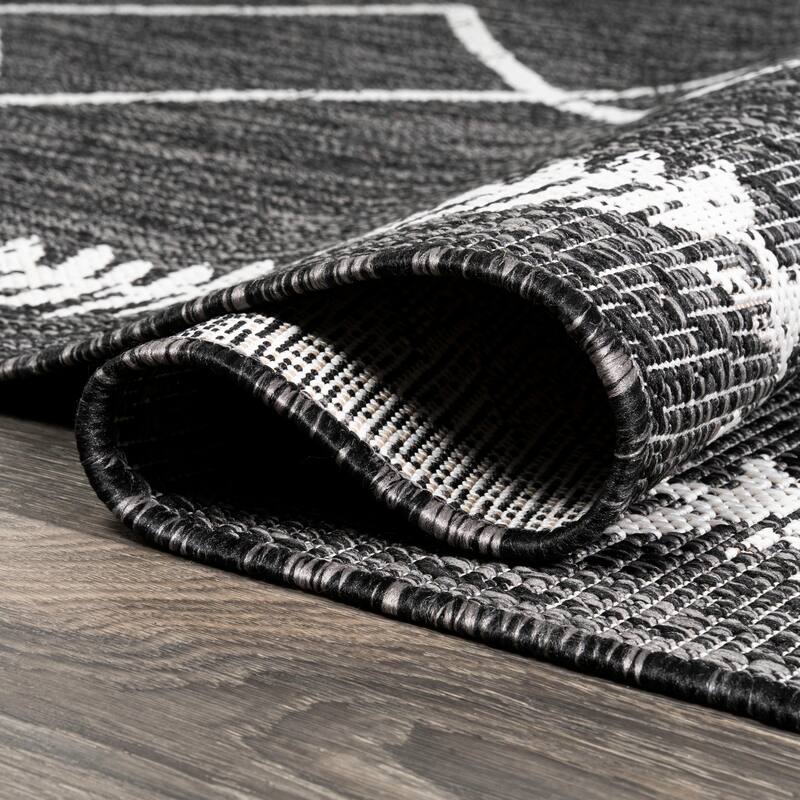 JONATHAN Y Kafel Tribal Diamond Trellis Indoor/Outdoor Area Rug