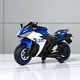 preview thumbnail 16 of 17, 12V Electric Kids Ride On Motorcycle with Lights, Bluetooth Music, Training Wheels, Manual Throttle, Gift for Boys Girls Age 3-6 Blue