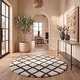preview thumbnail 19 of 118, SAFAVIEH Dallas Shag Melahat Trellis 1.5-inch Thick Rug