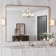 preview thumbnail 91 of 141, Apmir Metal Frame Tempered Glass Bathroom Vanity Mirror for Wall, Cloakroom, Bedroom