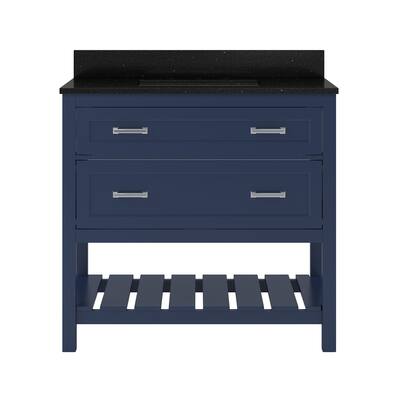 CRAFT + MAIN LSVT3722D-QBG Lawson 36" Free Standing Single Basin