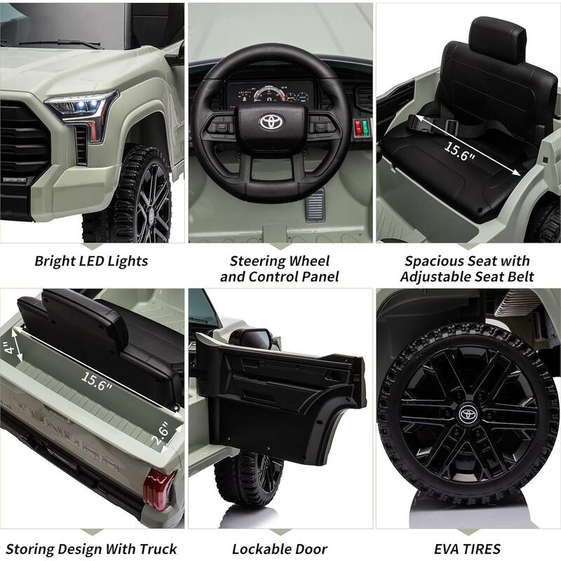 12V Electric Ride-On Toy Car for Kids with Remote