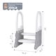 preview thumbnail 2 of 13, Toddler Step Stool for Bathroom Sink, Ronipic 2 Step Stools for Kids, Anti-Slip Stool