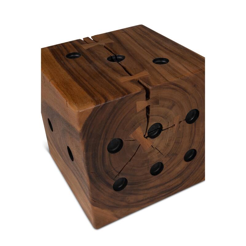 Naturals - Dice End Table - Natural