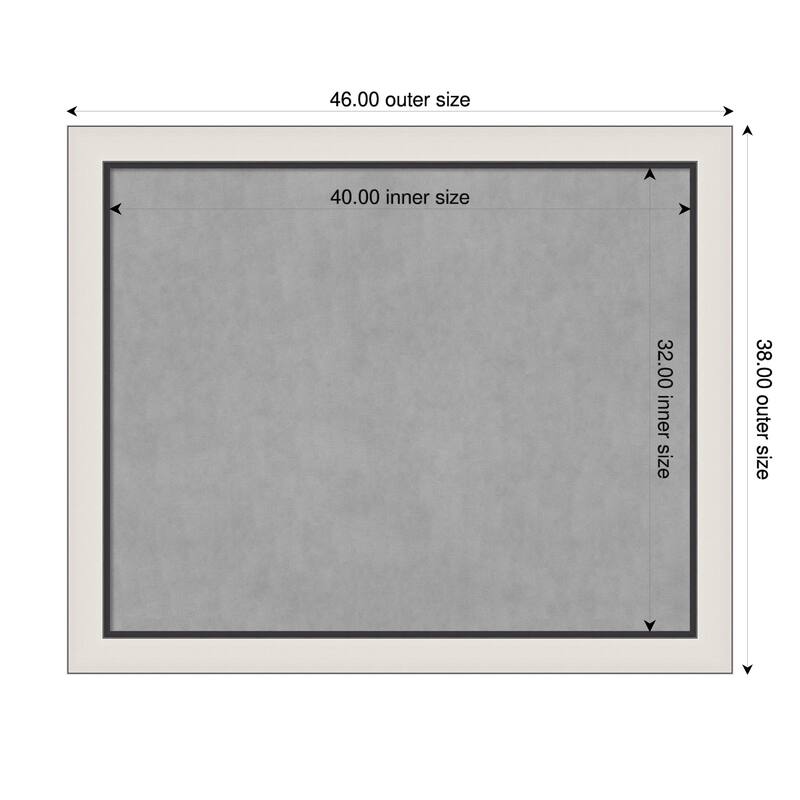 Amanti Art Ellie Brown Silver Framed - 46 x 38 in - Ellie Silver Black